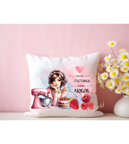 Персонализирана възглавничка Тайната съставка