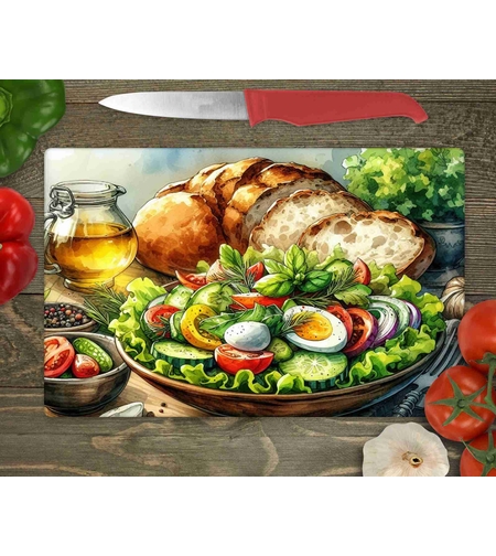 Стъклена дъска за рязане , Хляб, Трапеза 9