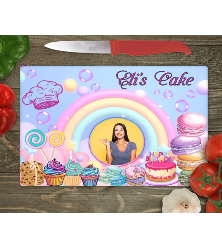 Стъклена дъска за рязане  