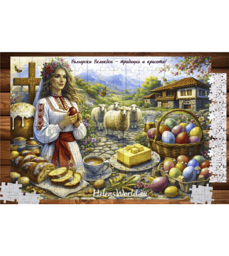 Магнитен пъзел Великден 1