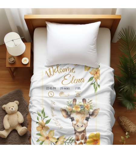 Бебешко одеяло Жираф 1