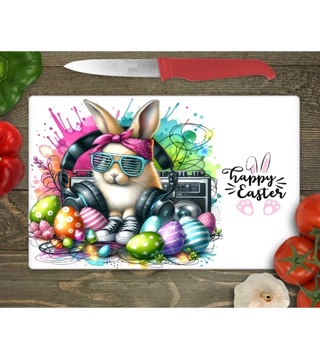 Стъклена дъска за рязане Великден 11