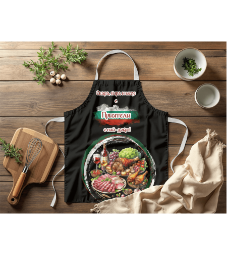 Престилка за готвене Шеф Готвач Приятели 2