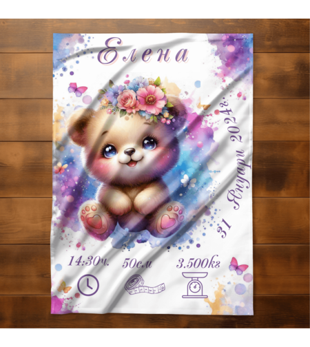 Бебешко одеяло Мече 15