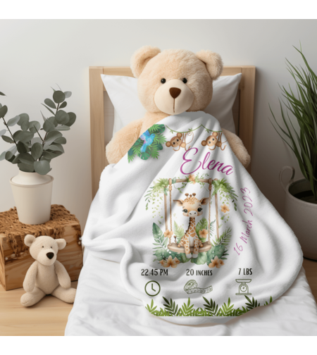 Бебешко одеяло Жираф 3