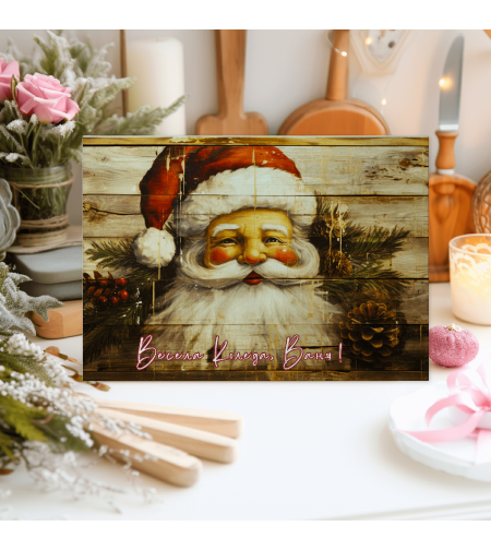 Стъклена дъска за рязане Коледа 43