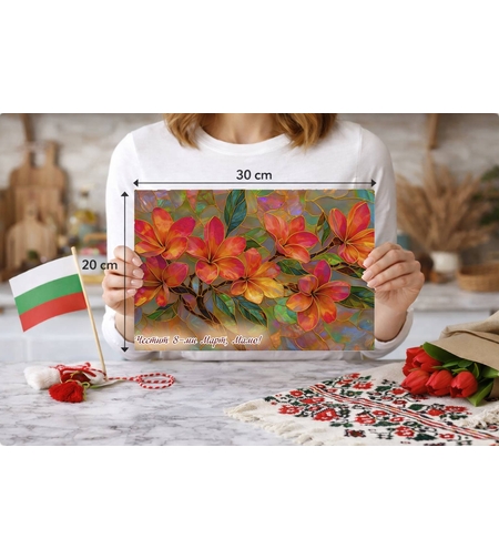 Стъклена дъска за рязане 