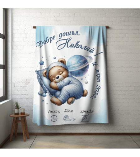 Бебешко одеяло Мече 15