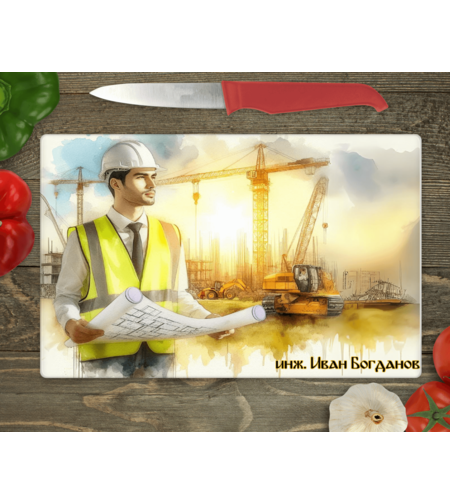 Стъклена дъска за рязане, Инженер 1