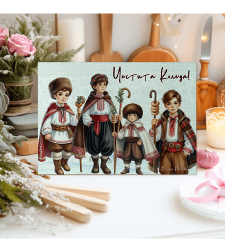 Стъклена дъска за рязане Коледа 57