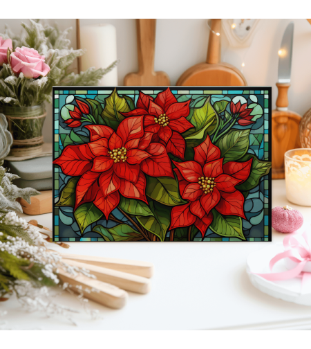 Стъклена дъска за рязане Коледа 13