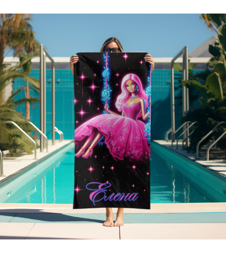 Кърпа за плажа Барби