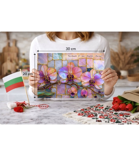 Стъклена дъска за рязане 