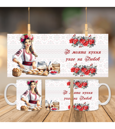 Чаша с Български мотиви 3