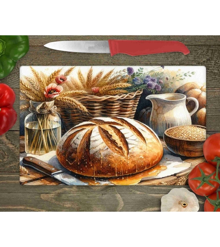 Стъклена дъска за рязане , Хляб, Трапеза 7