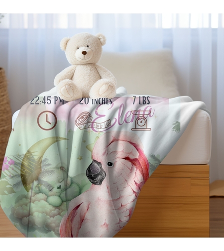 Бебешко одеяло Папагал 1