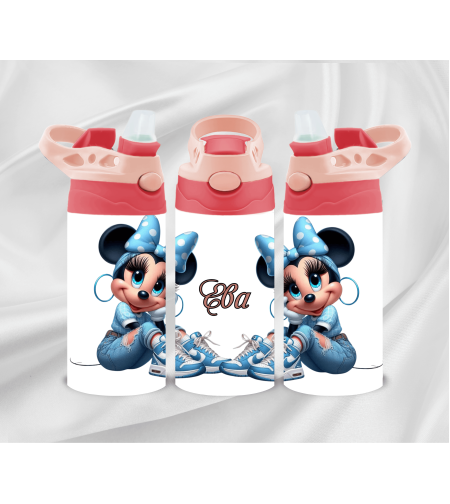 Цветно, свежо и практично – Алуминиево шише с персонализация 25