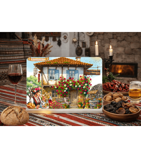 Стъклена дъска за рязане , 