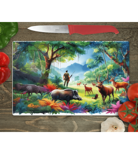 Стъклена дъска за рязане , 