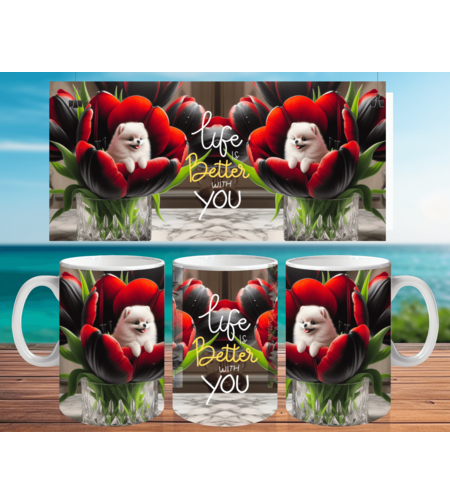 Чаша с Померан куче 