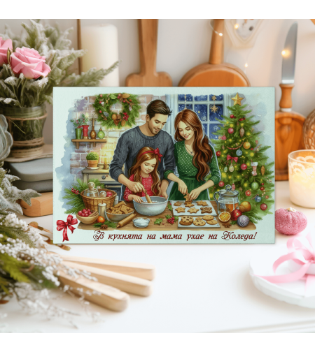 Стъклена дъска за рязане Коледа 71