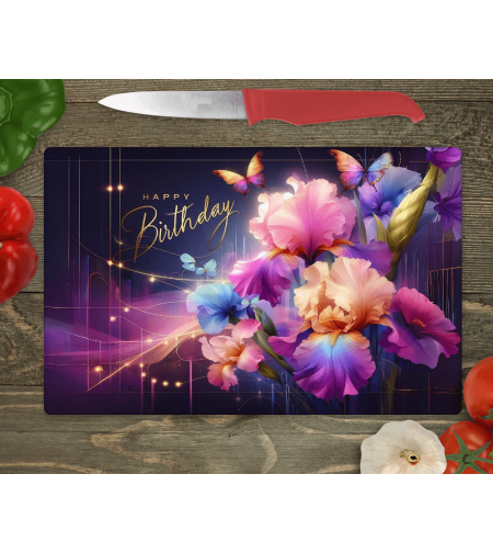 Стъклена дъска за рязане 