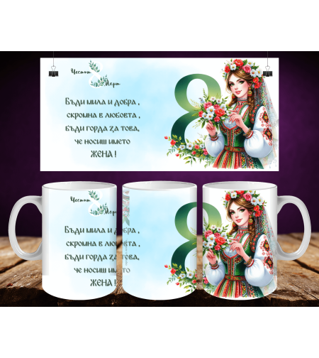 Персонализирани чаши за 8-ми март 45