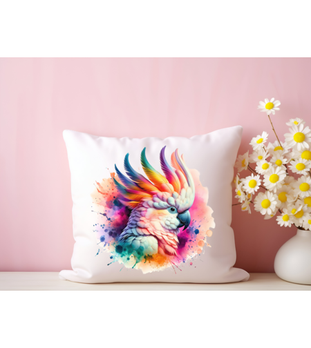 Персонализирана възглавничка Папагал