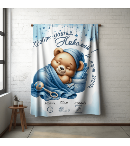 Бебешко одеяло Мече 19