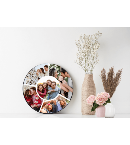 Персонализиран стъклен часовник Снимки