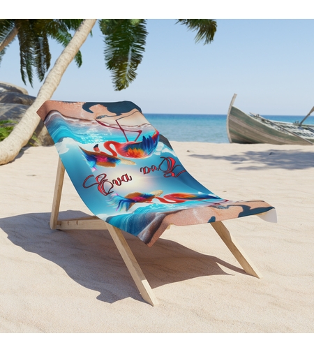 Кърпа за плажа Фламинго 8