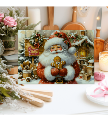 Стъклена дъска за рязане Коледа 60