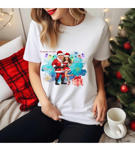 Тениска Коледна карикатура 1