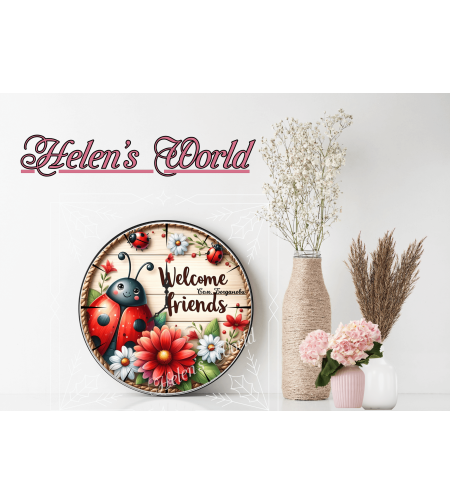 Персонализиран Стъклен часовник Калинка