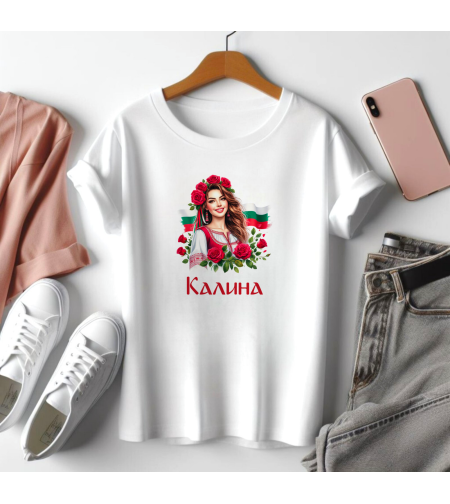 Тениска с български мотив 1