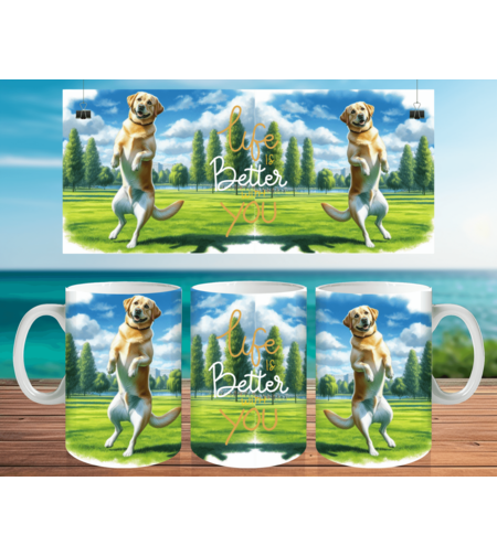 Чаша с Лабрадор куче 