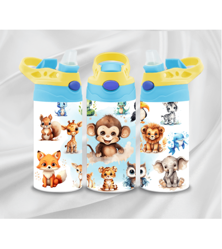 Цветно, свежо и практично – Алуминиево шише с персонализация 20