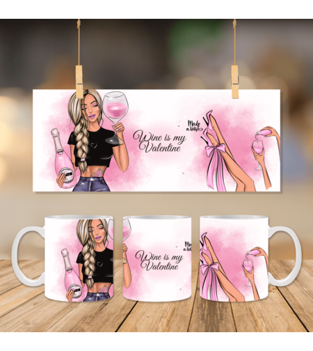 Чаша: Wine is my Valentine 6