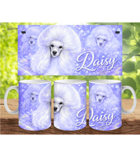 Чаша персонализирна Пудел 5