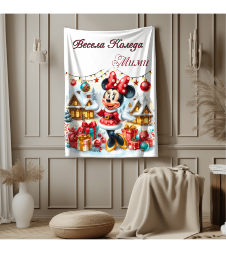 Персонализирано бебешко одеяло Коледа 34