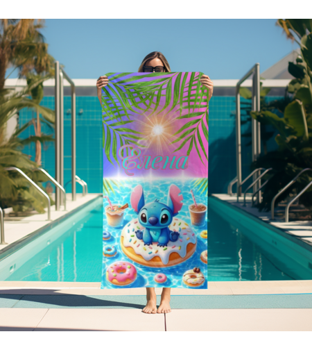 Кърпа за плажа Стич 5