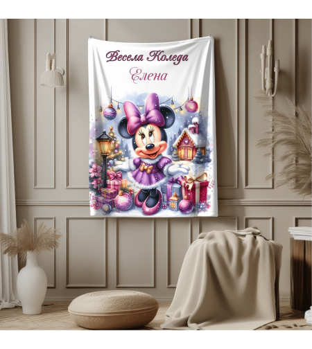 Персонализирано бебешко одеяло Коледа 38