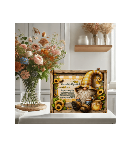 Стъклена дъска за рязане , 8ми март,Цветница - 66