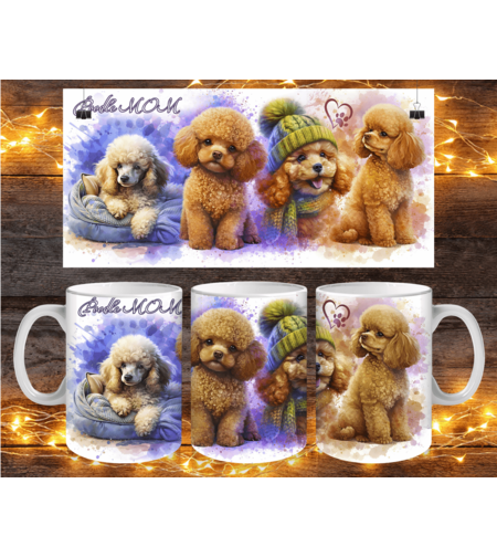 Чаша персонализирна Пудел 1