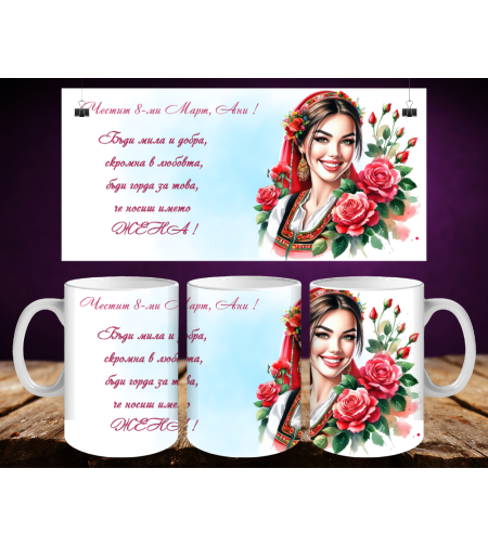 Персонализирани чаши за 8-ми март 47