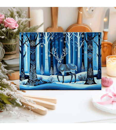 Стъклена дъска за рязане Коледа 92