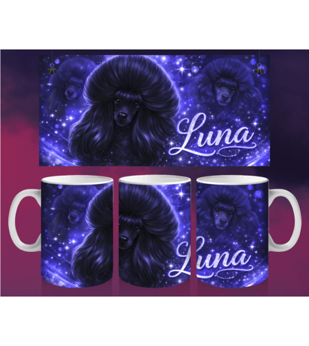 Чаша персонализирна Пудел 3