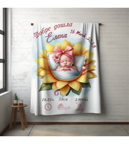 Бебешко одеяло Бебе момиче 18