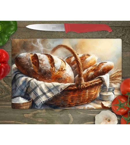 Стъклена дъска за рязане , Хляб, Трапеза 4