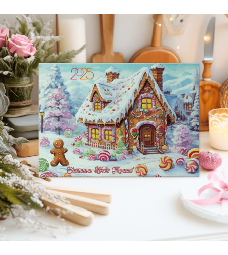 Стъклена дъска за рязане Коледа 10